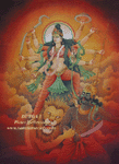 Click for a larger image of this Durga painting