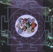 Illustration of the cover of the "Healing Power of Gemstones" book