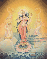 Click for a larger image of this Lakshmi paiting